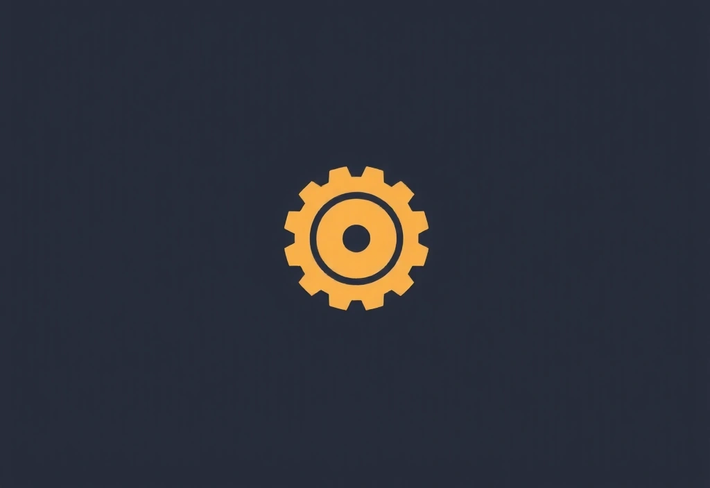 Icono de engranaje que representa cookies técnicas esenciales.