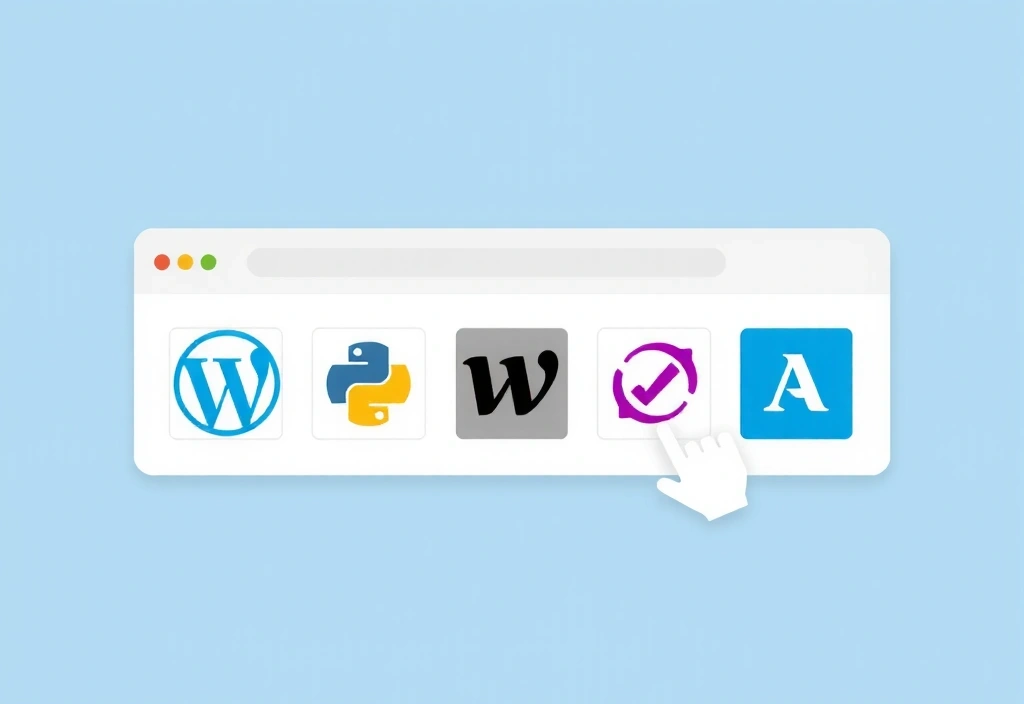 Ilustración de un navegador web con múltiples pestañas abiertas, simbolizando enlaces externos